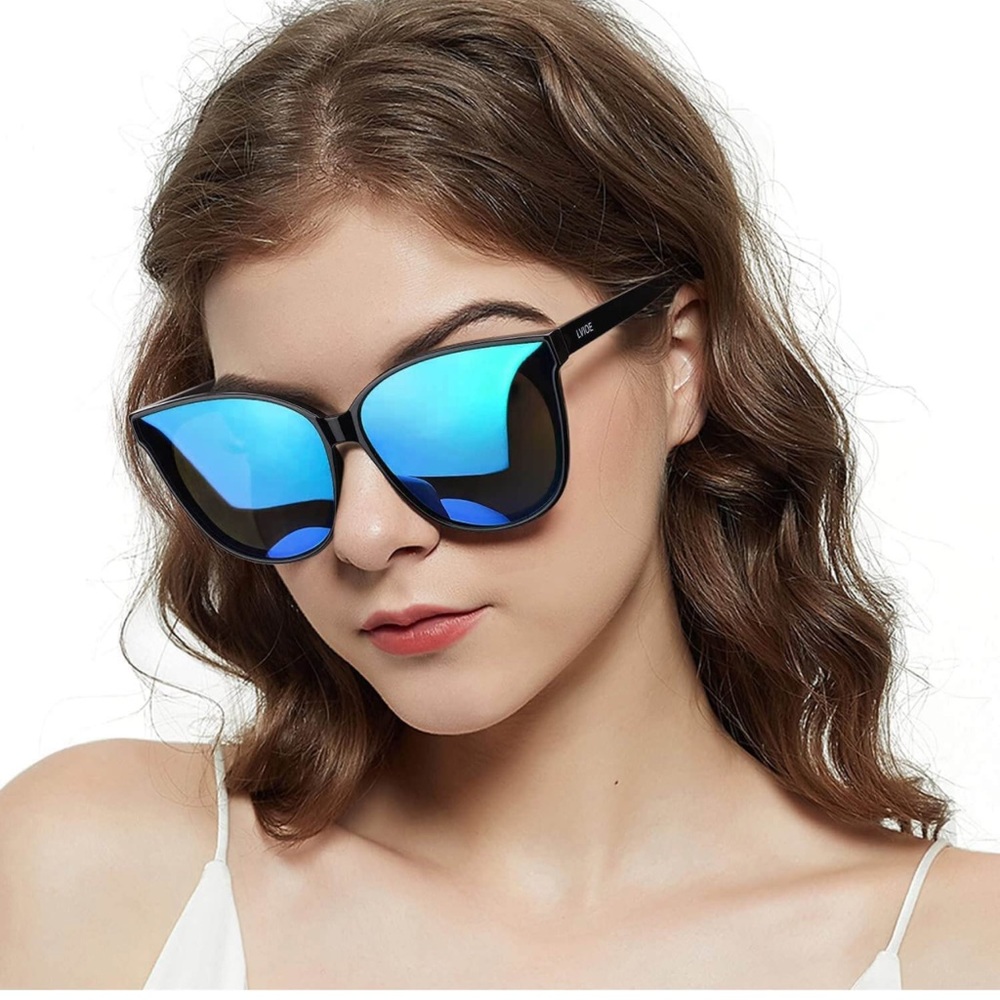 BRAND NEW IN BOX Cat Eyes Sunglasses, Polarized Fashion Eyewear